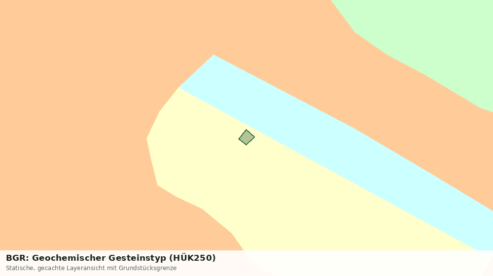 Statische Kartenansicht: BGR: Geochemischer Gesteinstyp (HÜK250)