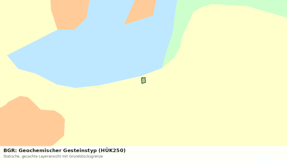Statische Kartenansicht: BGR: Geochemischer Gesteinstyp (HÜK250)