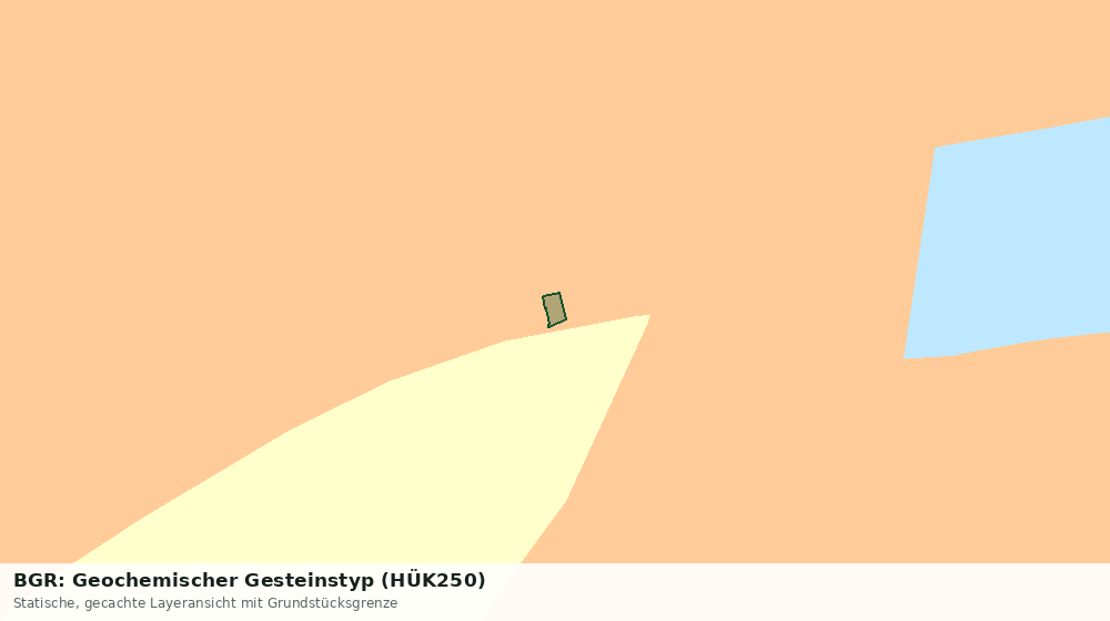 Statische Kartenansicht: BGR: Geochemischer Gesteinstyp (HÜK250)