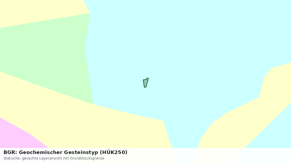 Statische Kartenansicht: BGR: Geochemischer Gesteinstyp (HÜK250)