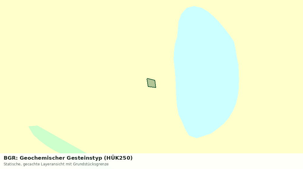 Statische Kartenansicht: BGR: Geochemischer Gesteinstyp (HÜK250)