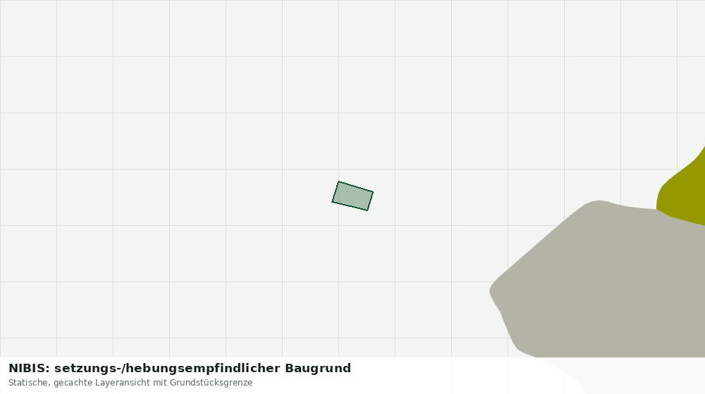 Statische Kartenansicht: NIBIS: setzungs-/hebungsempfindlicher Baugrund
