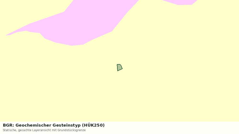 Statische Kartenansicht: BGR: Geochemischer Gesteinstyp (HÜK250)
