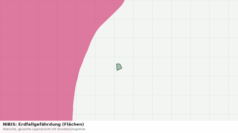 Statische Kartenansicht: NIBIS: Erdfallgefährdung (Flächen)