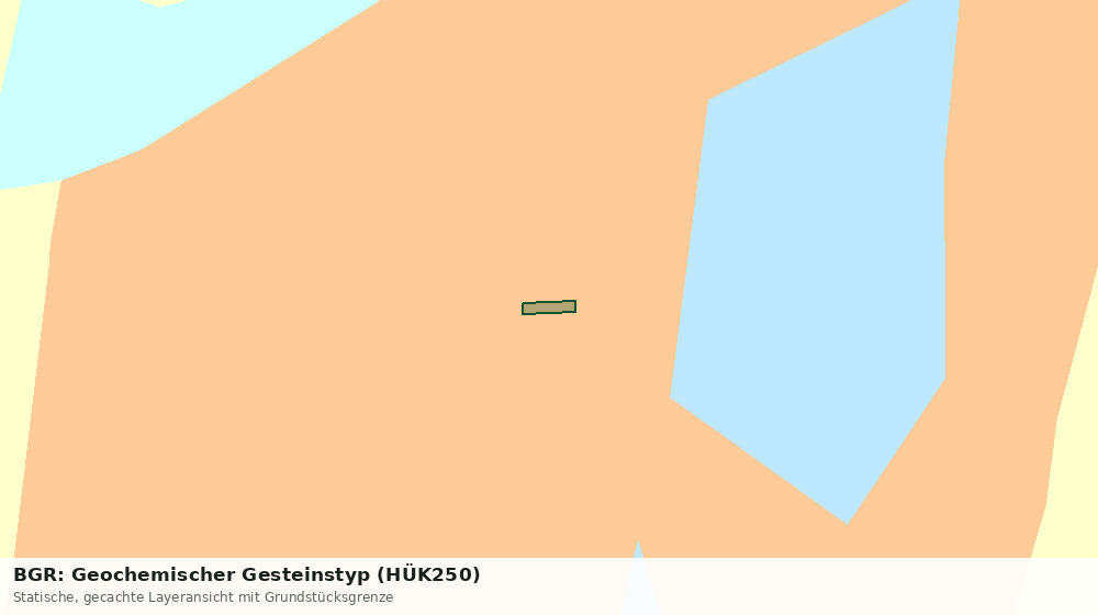 Statische Kartenansicht: BGR: Geochemischer Gesteinstyp (HÜK250)