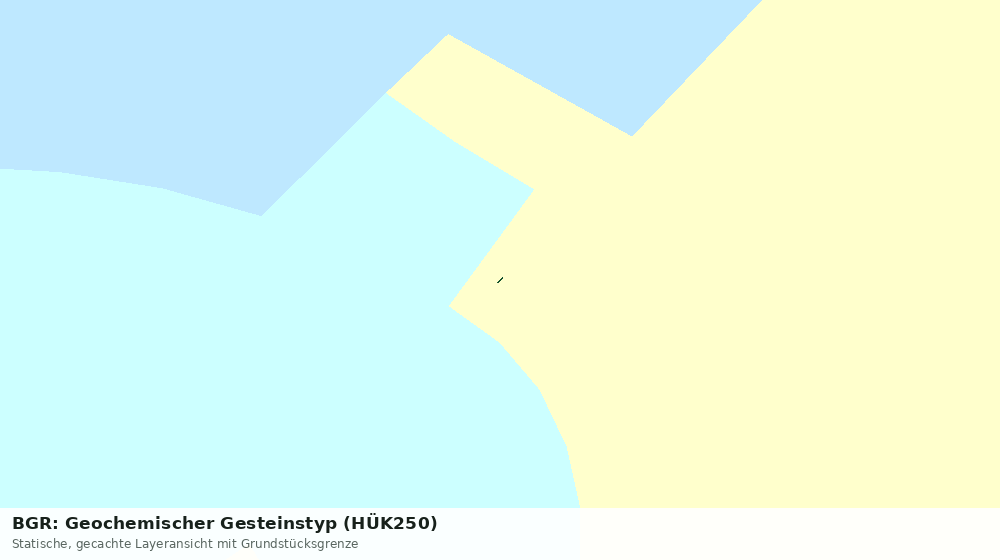 Statische Kartenansicht: BGR: Geochemischer Gesteinstyp (HÜK250)