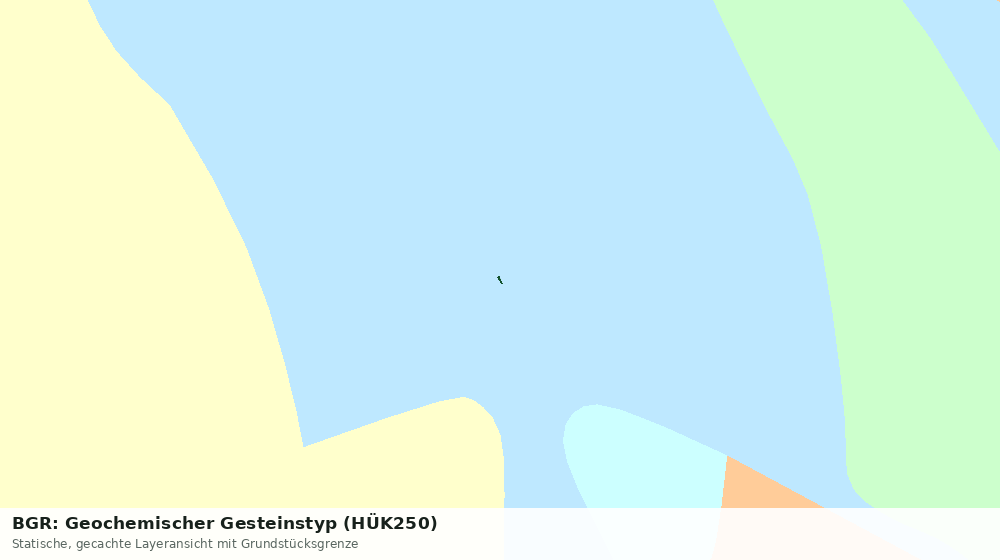Statische Kartenansicht: BGR: Geochemischer Gesteinstyp (HÜK250)