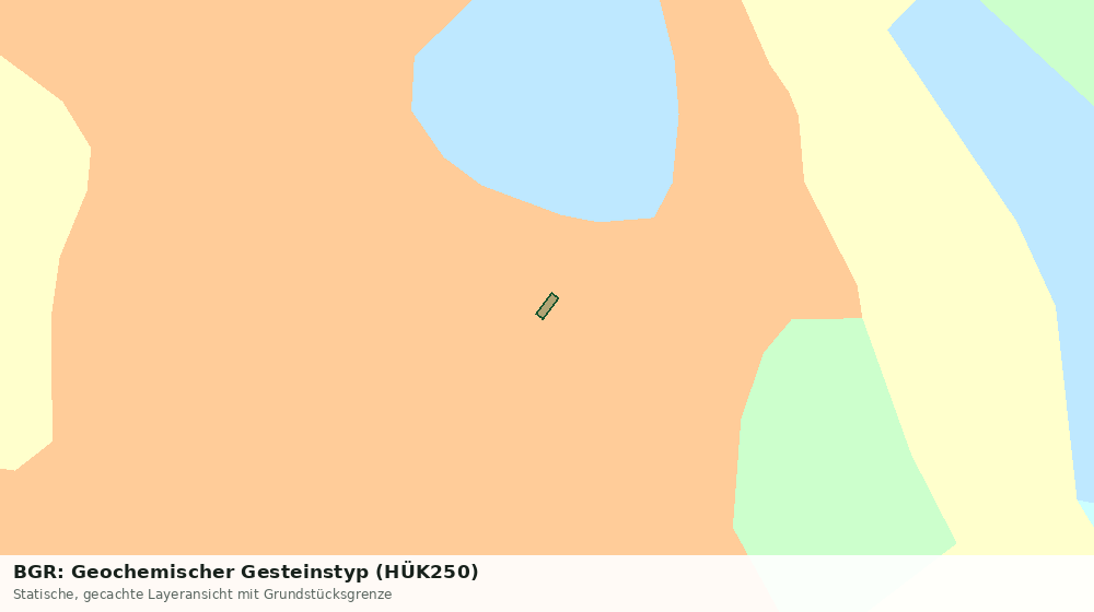 Statische Kartenansicht: BGR: Geochemischer Gesteinstyp (HÜK250)