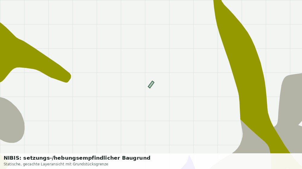 Statische Kartenansicht: NIBIS: setzungs-/hebungsempfindlicher Baugrund