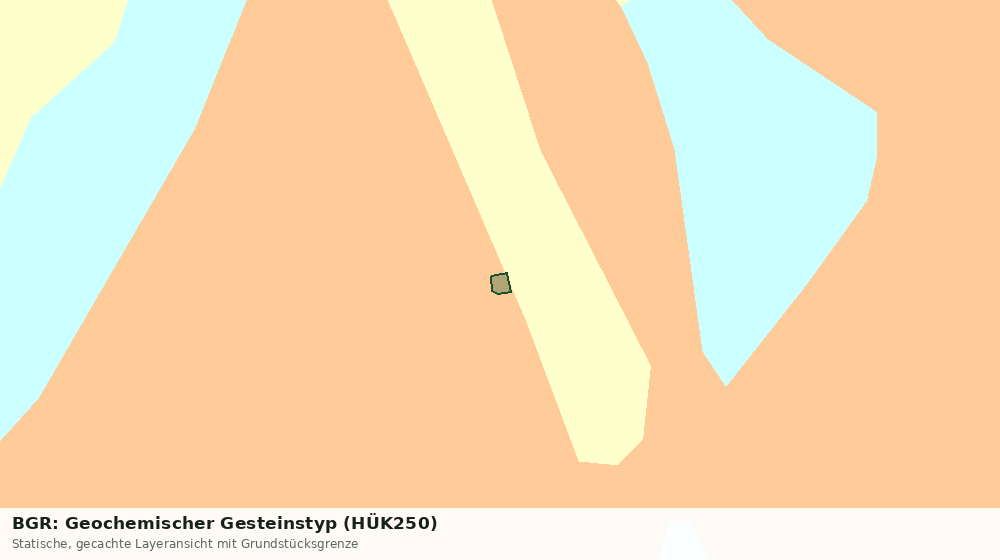 Statische Kartenansicht: BGR: Geochemischer Gesteinstyp (HÜK250)