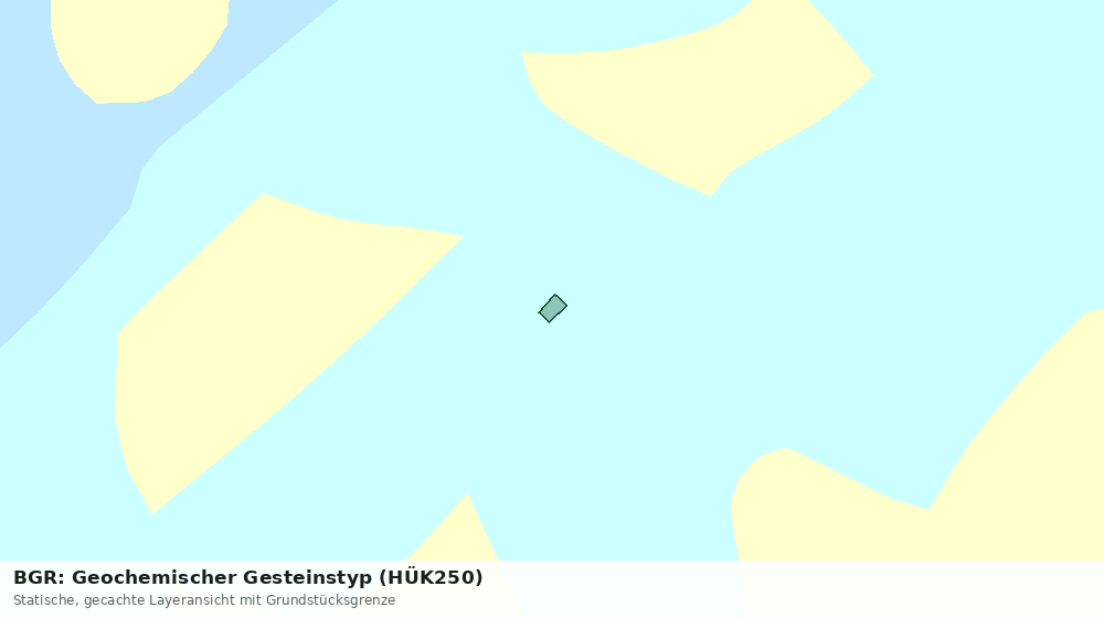 Statische Kartenansicht: BGR: Geochemischer Gesteinstyp (HÜK250)