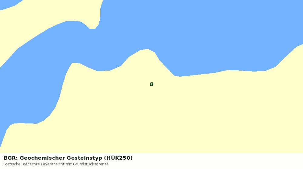 Statische Kartenansicht: BGR: Geochemischer Gesteinstyp (HÜK250)