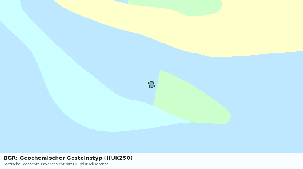Statische Kartenansicht: BGR: Geochemischer Gesteinstyp (HÜK250)