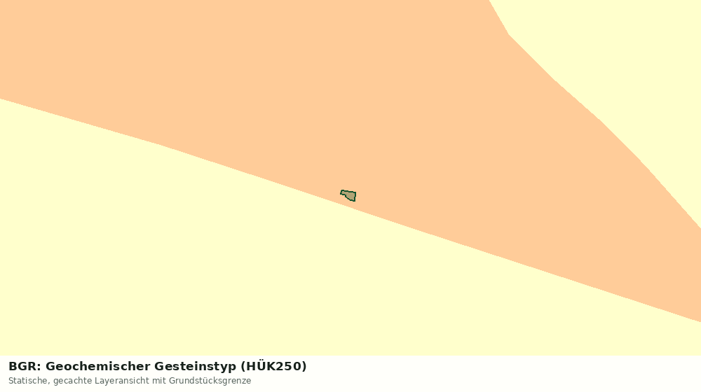 Statische Kartenansicht: BGR: Geochemischer Gesteinstyp (HÜK250)