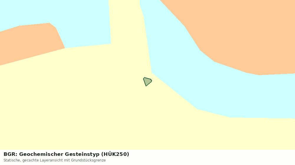 Statische Kartenansicht: BGR: Geochemischer Gesteinstyp (HÜK250)
