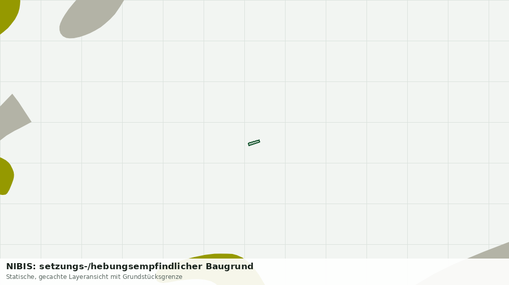Statische Kartenansicht: NIBIS: setzungs-/hebungsempfindlicher Baugrund