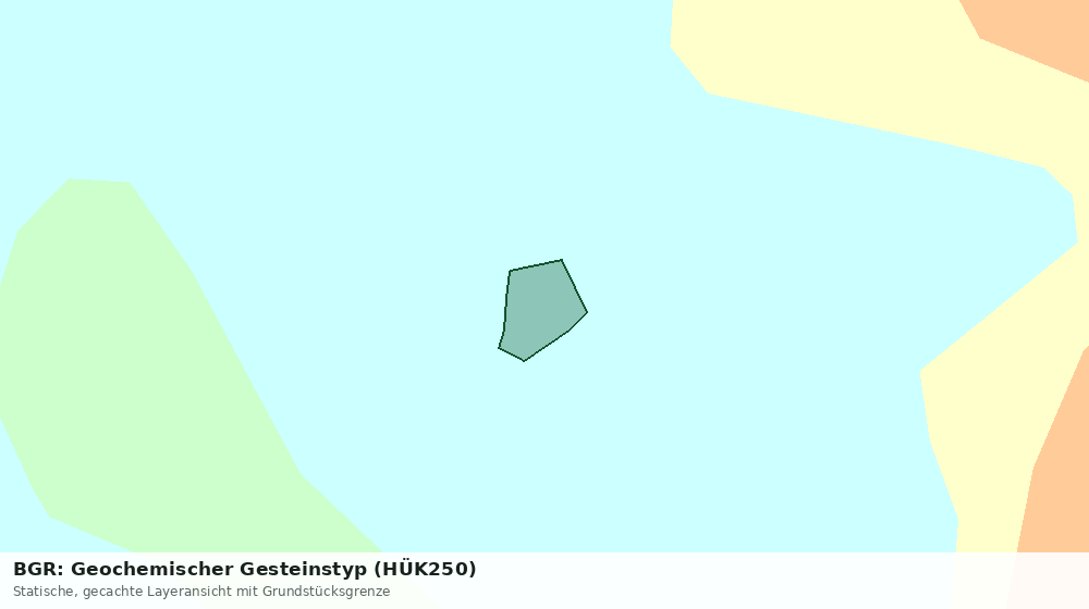 Statische Kartenansicht: BGR: Geochemischer Gesteinstyp (HÜK250)