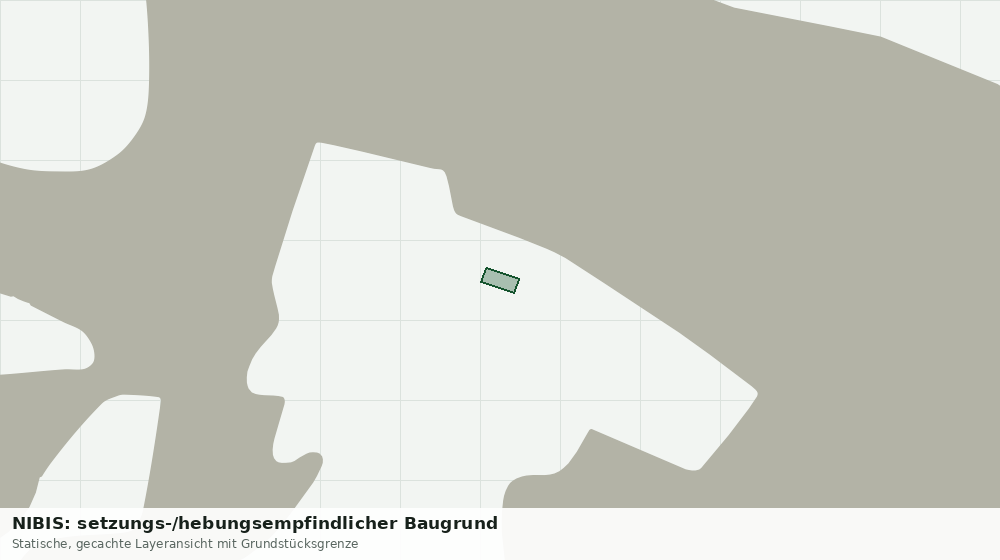 Statische Kartenansicht: NIBIS: setzungs-/hebungsempfindlicher Baugrund