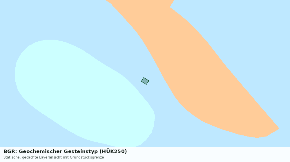 Statische Kartenansicht: BGR: Geochemischer Gesteinstyp (HÜK250)