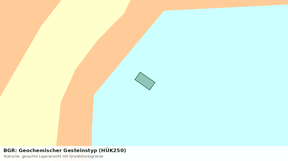Statische Kartenansicht: BGR: Geochemischer Gesteinstyp (HÜK250)