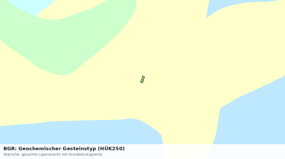 Statische Kartenansicht: BGR: Geochemischer Gesteinstyp (HÜK250)