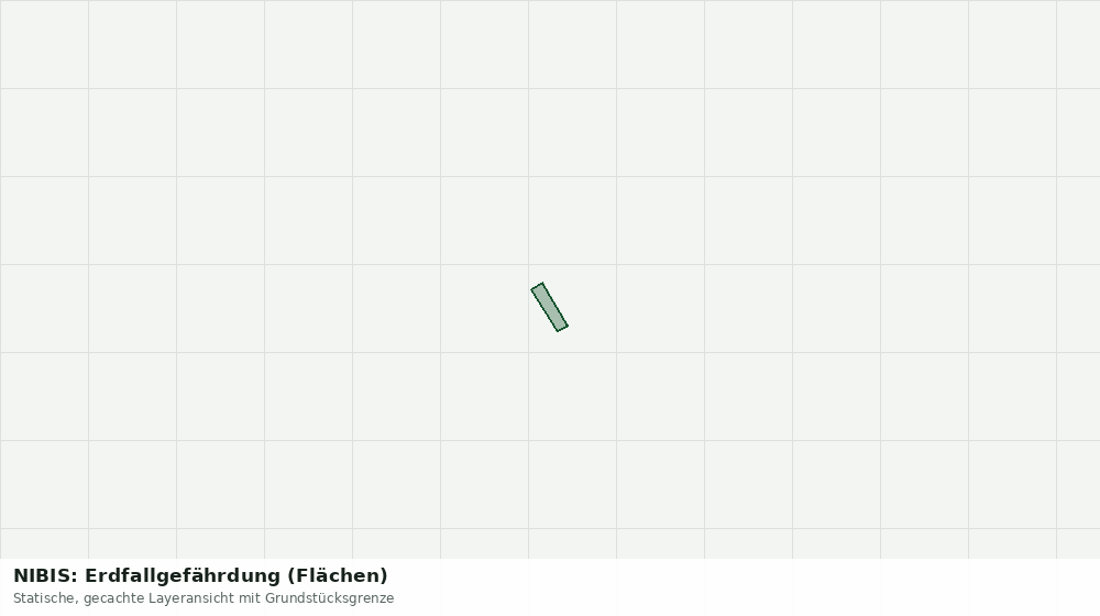 Statische Kartenansicht: NIBIS: Erdfallgefährdung (Flächen)