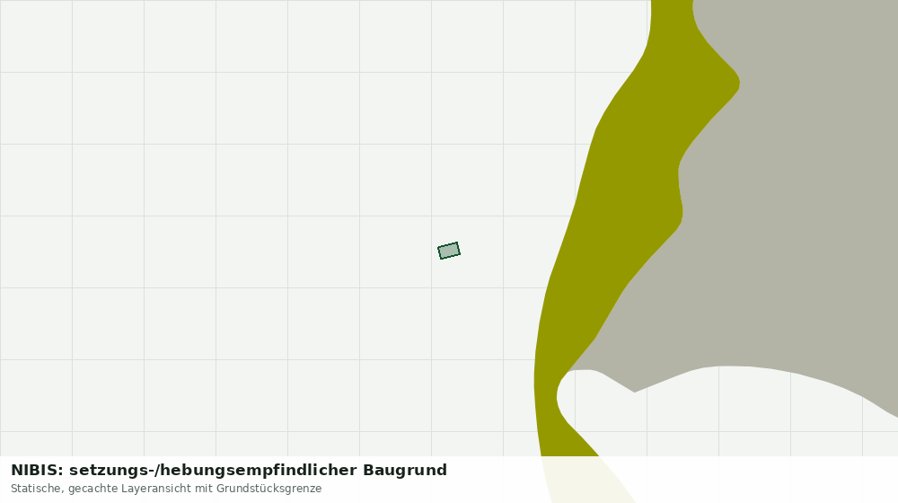 Statische Kartenansicht: NIBIS: setzungs-/hebungsempfindlicher Baugrund