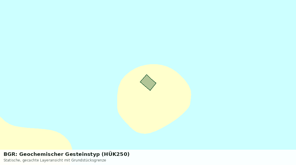 Statische Kartenansicht: BGR: Geochemischer Gesteinstyp (HÜK250)