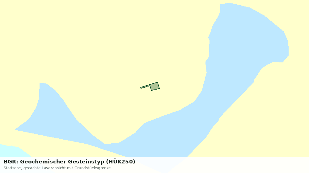 Statische Kartenansicht: BGR: Geochemischer Gesteinstyp (HÜK250)