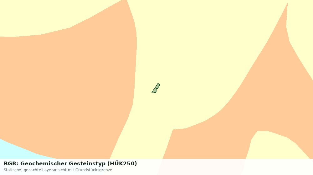 Statische Kartenansicht: BGR: Geochemischer Gesteinstyp (HÜK250)