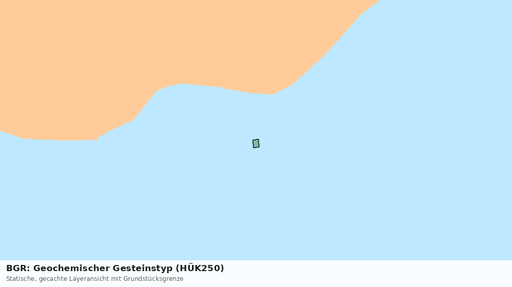 Statische Kartenansicht: BGR: Geochemischer Gesteinstyp (HÜK250)