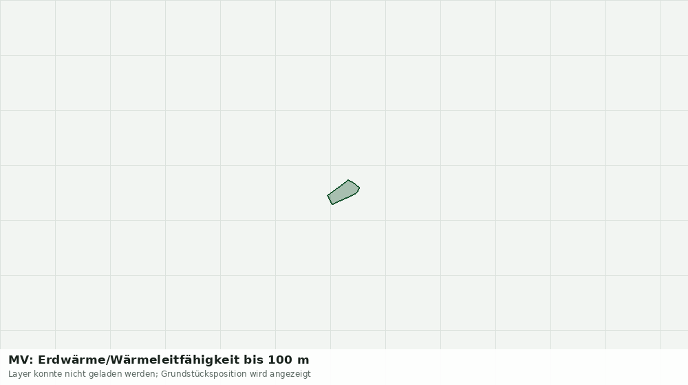 Statische Kartenansicht: MV: Erdwärme/Wärmeleitfähigkeit bis 100 m