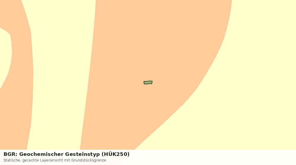 Statische Kartenansicht: BGR: Geochemischer Gesteinstyp (HÜK250)