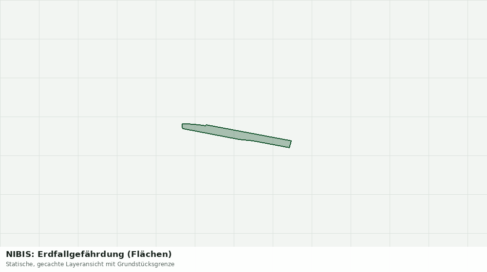Statische Kartenansicht: NIBIS: Erdfallgefährdung (Flächen)