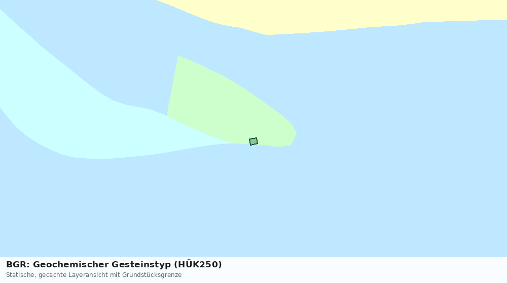 Statische Kartenansicht: BGR: Geochemischer Gesteinstyp (HÜK250)