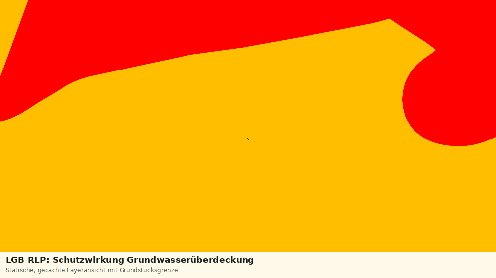 Statische Kartenansicht: LGB RLP: Schutzwirkung Grundwasserüberdeckung