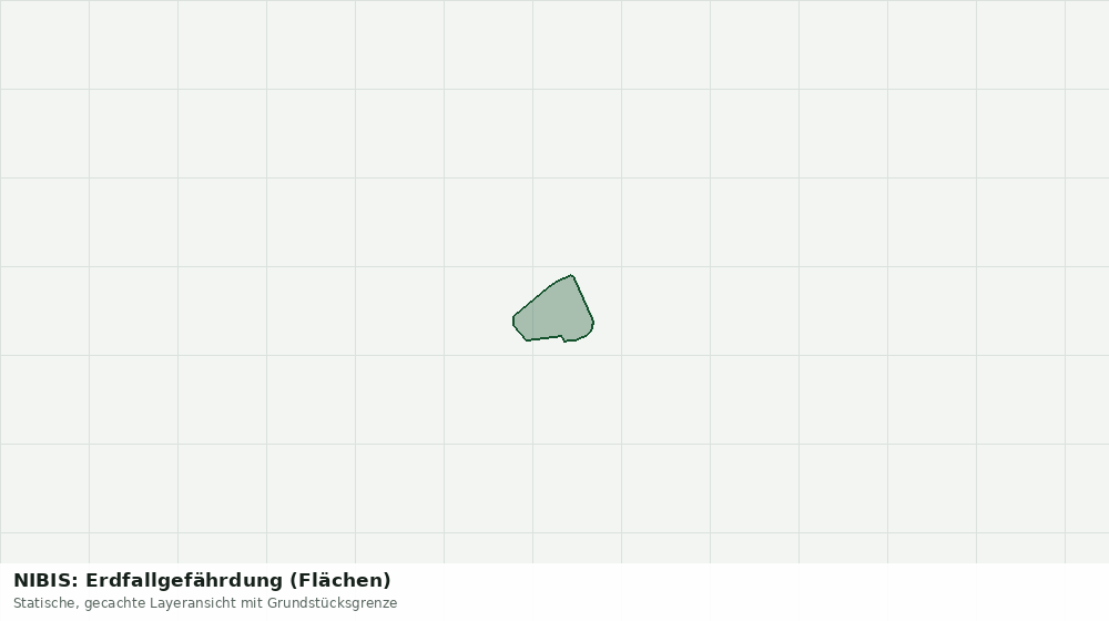 Statische Kartenansicht: NIBIS: Erdfallgefährdung (Flächen)