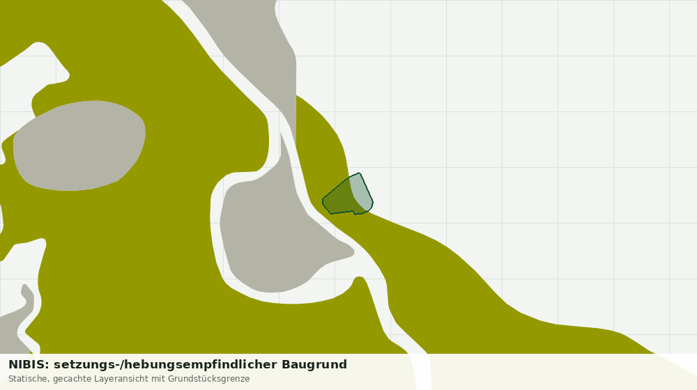 Statische Kartenansicht: NIBIS: setzungs-/hebungsempfindlicher Baugrund