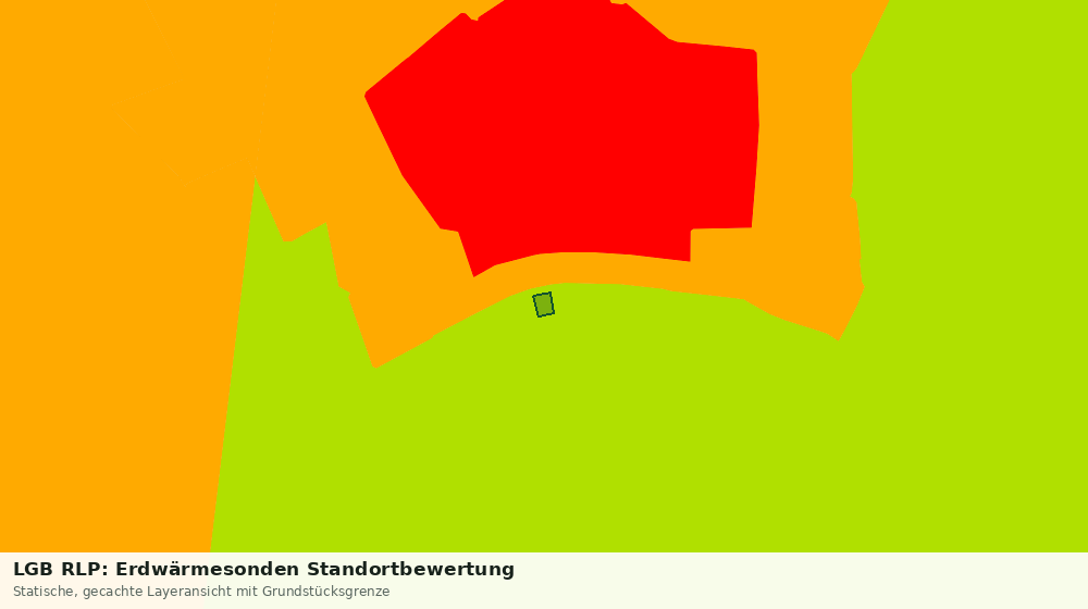 Statische Kartenansicht: LGB RLP: Erdwärmesonden Standortbewertung
