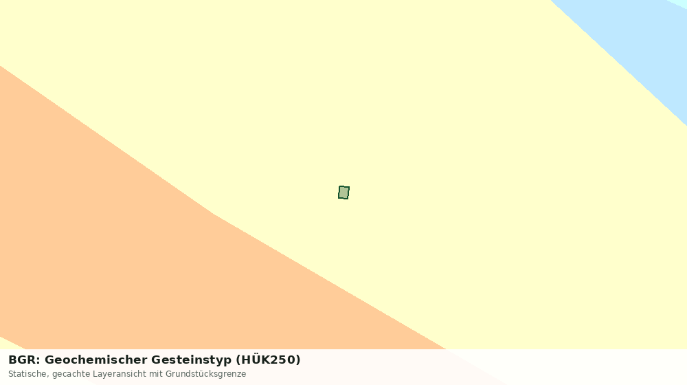 Statische Kartenansicht: BGR: Geochemischer Gesteinstyp (HÜK250)