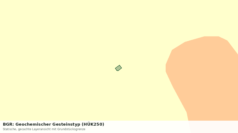 Statische Kartenansicht: BGR: Geochemischer Gesteinstyp (HÜK250)