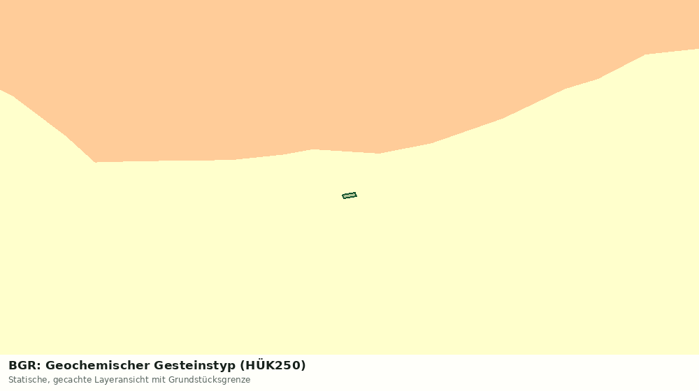 Statische Kartenansicht: BGR: Geochemischer Gesteinstyp (HÜK250)