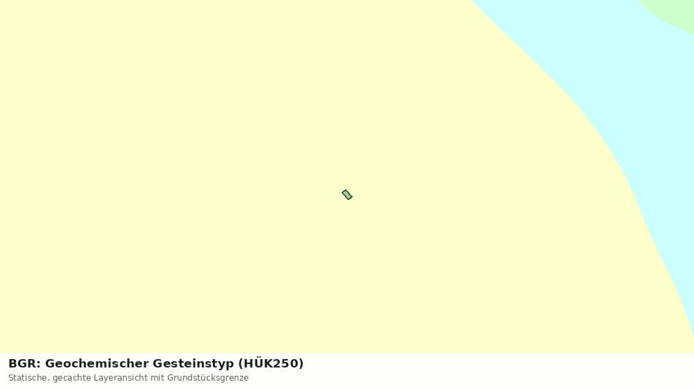 Statische Kartenansicht: BGR: Geochemischer Gesteinstyp (HÜK250)
