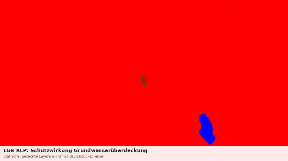 Statische Kartenansicht: LGB RLP: Schutzwirkung Grundwasserüberdeckung