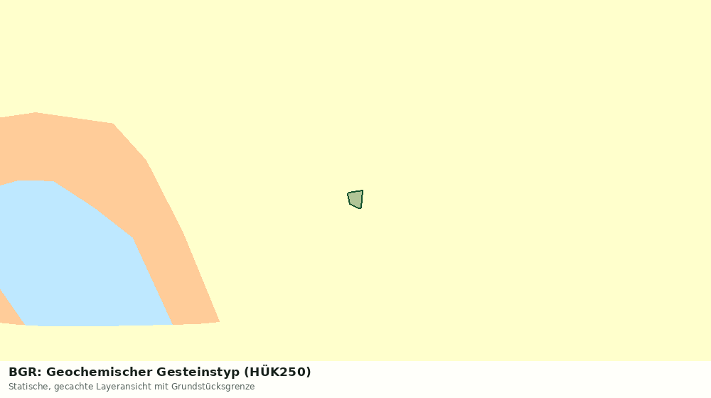 Statische Kartenansicht: BGR: Geochemischer Gesteinstyp (HÜK250)