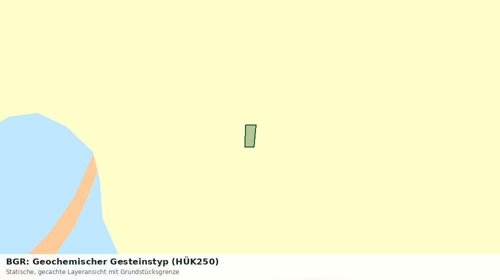 Statische Kartenansicht: BGR: Geochemischer Gesteinstyp (HÜK250)