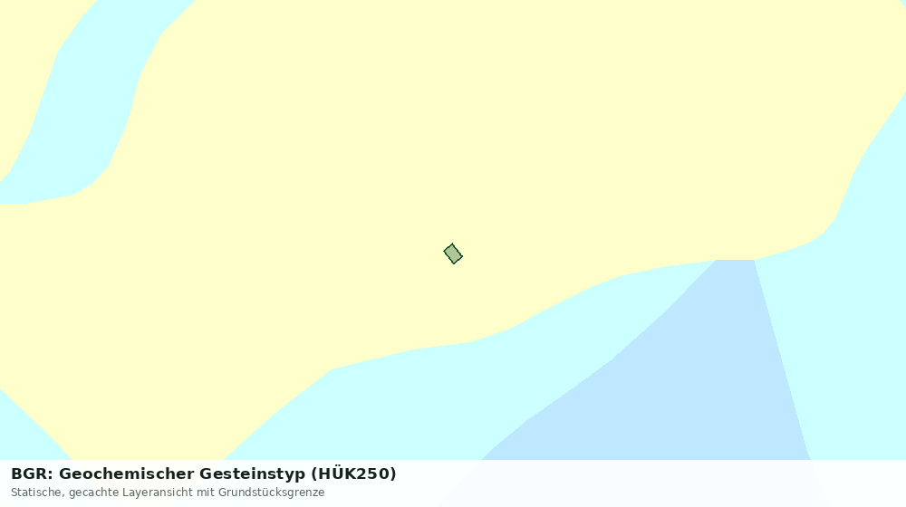 Statische Kartenansicht: BGR: Geochemischer Gesteinstyp (HÜK250)