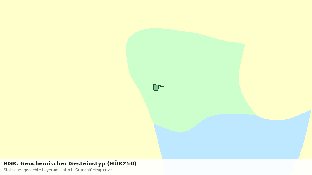 Statische Kartenansicht: BGR: Geochemischer Gesteinstyp (HÜK250)