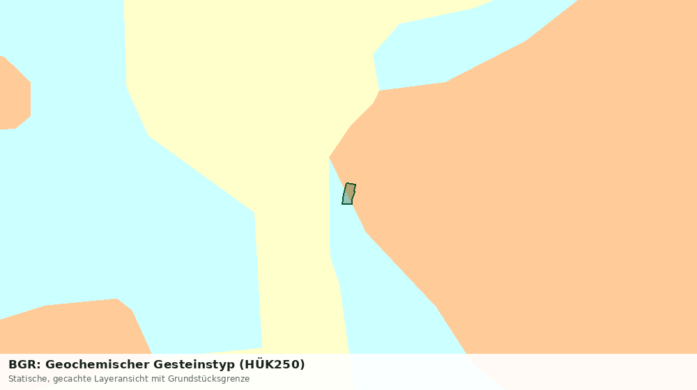 Statische Kartenansicht: BGR: Geochemischer Gesteinstyp (HÜK250)