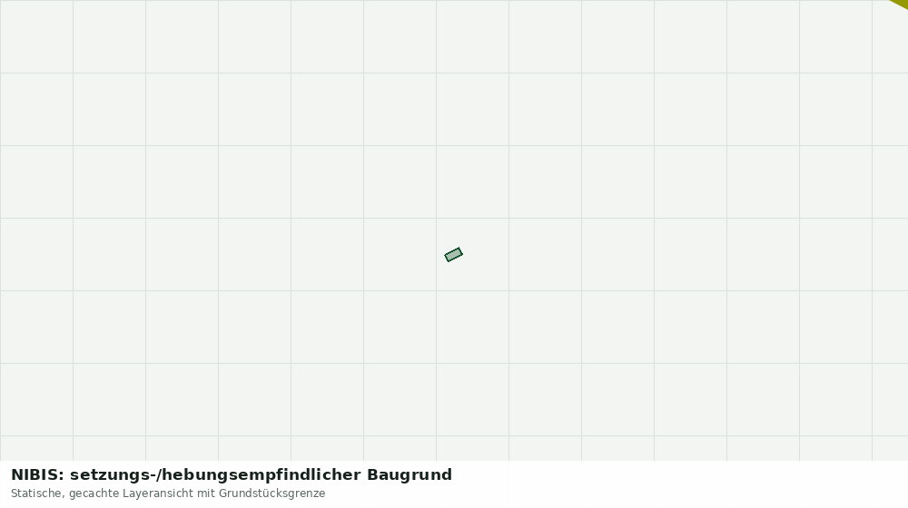 Statische Kartenansicht: NIBIS: setzungs-/hebungsempfindlicher Baugrund